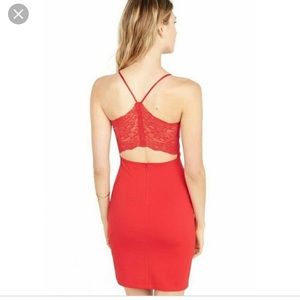 Express Red cocktail dress